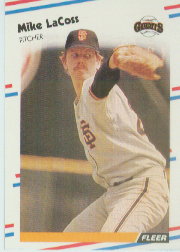 1988 Fleer Baseball Cards      086      Mike LaCoss